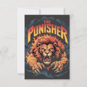 Invitation Graphique de Lion de Fierce Punisher (Devant)