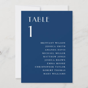 Invitation Graphique de placement de mariage minimaliste mode