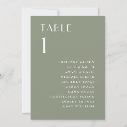 Invitation Graphique de placement des invités de mariage de j (Devant)