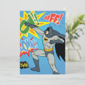 Invitation Graphique de poinçonnage Batman (Debout devant)