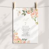 Invitation Graphique de référence de table verte de couleur e