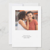 Invitation Graphique d'opticien de photo de demoiselle d'honn (Dos)