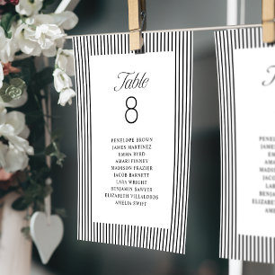 Invitation Graphiques de sièges de mariage de classe élégante