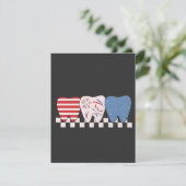Invitation Graphisme à trois dents 4 juillet (Debout devant)