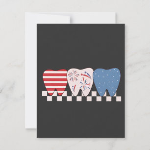 Invitation Graphisme à trois dents 4 juillet