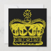 Invitation Graphisme Couronne Royale (Dos)