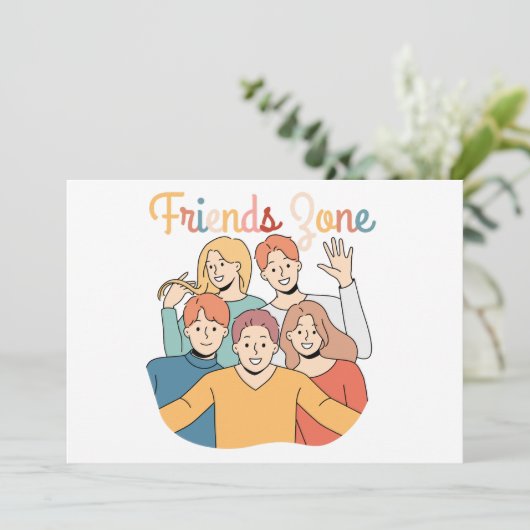 Invitation Graphisme de l'équipe d'amitié (Debout devant)