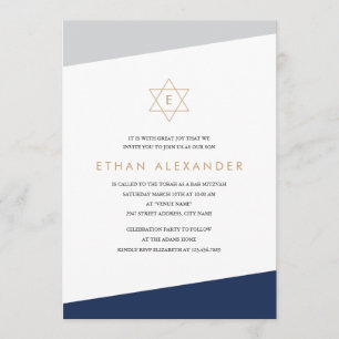 Invitation Gras Barres Bar Mitzvah