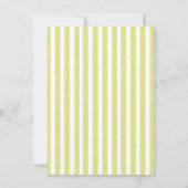 Invitation Gras Bright Stripes dessiné à la main Gâteau d'ann (Dos)