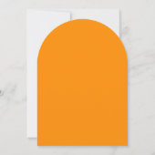 Invitation Gras Colorful Retro Arch Wedding Enregistrer la da (Dos)