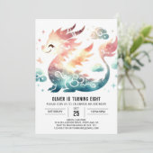 Invitation Gras Dragon Anniversaire (Debout devant)