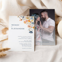 Gras Elegant Floral Mariage Photo