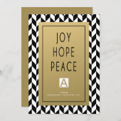 Invitation Gras Joy Business Holiday (Devant / Derrière)