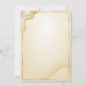 Invitation Gras Nouveau diplôme universitaire élégant début (Dos)