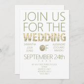 Invitation Gras Rustique moderne Boho Floral Mariage (Devant / Derrière)