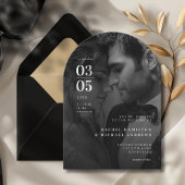 Invitation Gras, Trending, B&W-Photo, Mariage
