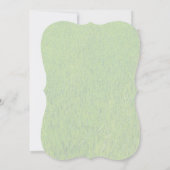 Invitation Grasses et fleurs de printemps écologiques sauvage (Dos)