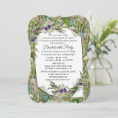 Invitation Grasses et fleurs de printemps écologiques sauvage (Debout devant)