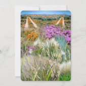 Invitation Grasses et fleurs de printemps écologiques sauvage (Dos)