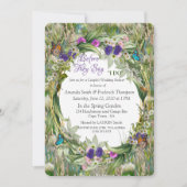 Invitation Grasses et fleurs de printemps écologiques sauvage (Devant)