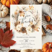 Invitation Gratitude d'automne Thankgiving