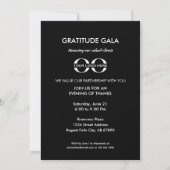 Invitation Gratitude Gala Client Appréciation Event (Devant)