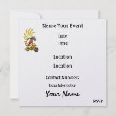 Invitation Gratuit à Dernier Biker - SRF (Dos)