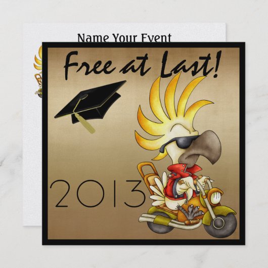 Invitation Gratuit à Dernier Biker - SRF (Devant / Derrière)