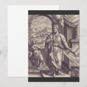 Invitation Gravure de Saint Matthieu, Inspiration Divine (Devant / Derrière)