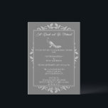 Invitation Gray Peacock Flourissant Dîner de répétition Invit<br><div class="desc">Invités Invitations à votre dîner de répétition avec une invitation à dîner de répétition mariage Grey Peacock Flourish. Le design de l'invitation présente un élégant paon orné de fleurs. Personnalisez avec les noms du marié et de la mariée avec les détails du dîner de répétition. Papier à lettres mariage supplémentaire...</div>