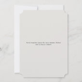 Invitation Grayish Bridal Brunch gaufres Pancakes (Dos)