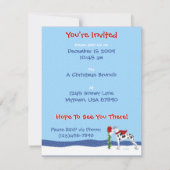 Invitation Great Dane Christmas Mail Harlequin UC (Dos)