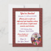 Invitation Great Dane Christmas Surprise Brindle UC (Dos)