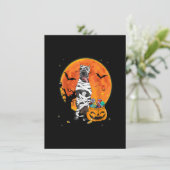 Invitation Great Dane Dog And Moon Halloween Costume Dog Love (Debout devant)