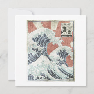 Invitation Great Wave Off Kanagawa Japanese Aesthetic Art