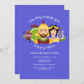 Invitation grecque de dieux (Devant / Derrière)