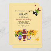 Invitation grecque d'urnes (Devant / Derrière)