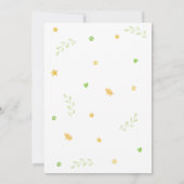 Invitation Green A Little Boo Baby shower (Dos)