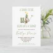 Invitation Green and Brown Spring Gardening Bridal Shower (Debout devant)