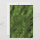 Invitation Green and Gold Automne Feuilles automnales 21e ann (Dos)