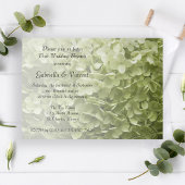 Invitation Green Annabelle Hydrangea Post Mariage Brunch