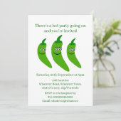 Invitation Green Chili Pepper (Debout devant)