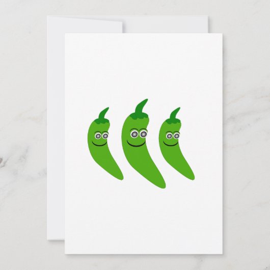 Invitation Green Chili Pepper (Dos)