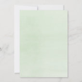 Invitation Green Cupcake 30e fête d'anniversaire (Dos)