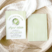 Invitation Green Elle a trouvé sa Fête des mariées parfaite M