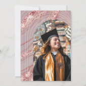 Invitation Green Emerald Belle Graduation (Dos)