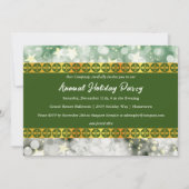 Invitation Green et Gold Party (Devant)