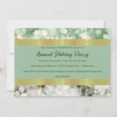 Invitation Green et Gold Party (Devant)