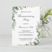 Invitation Green Eucalyptus (Debout devant)