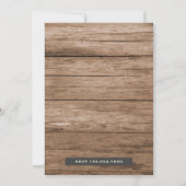 Invitation Green Farm Tractor Anniversaire de enfant Party (Dos)